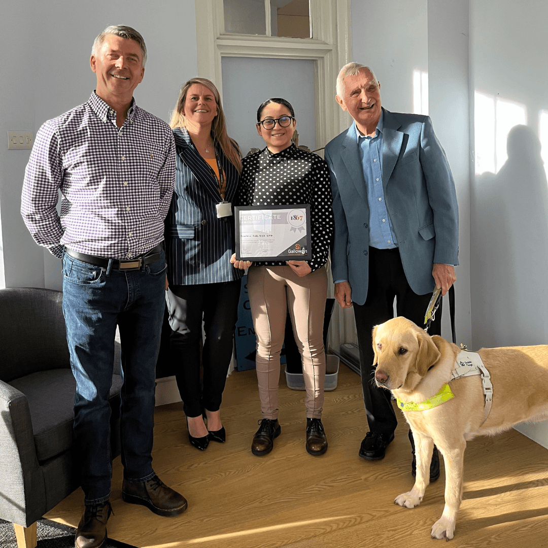 Compass Fuel Oils supports Galloways Society for the Blind