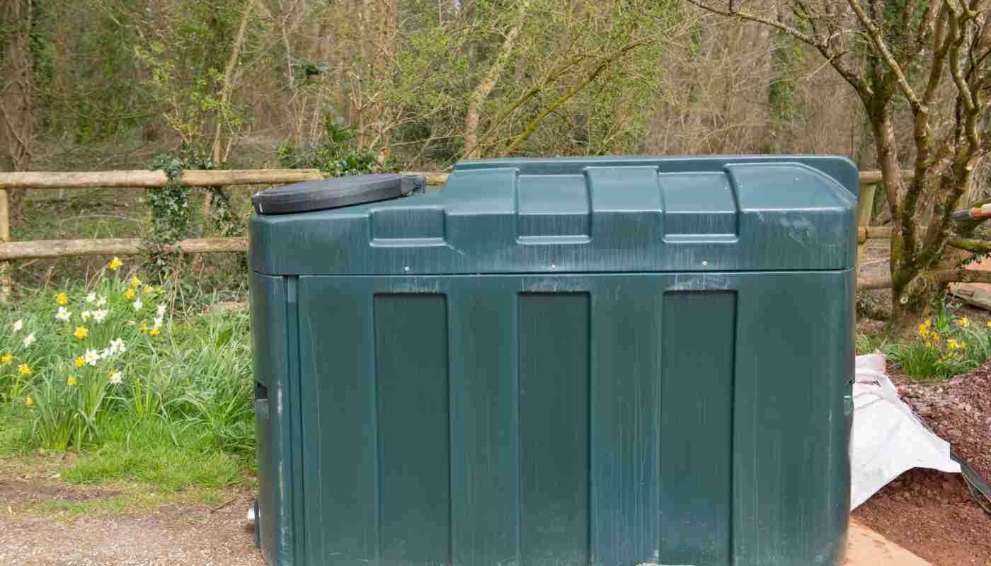 1000 litres fuel tank outside